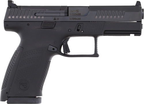 CZ P-10 C OR 9MM FS 15-SHOT – REVERSIBLE MAG CATCH BLACK