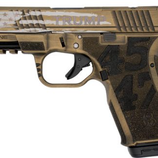 BLACK RAIN FRONTLINE 9MM – PISTOL TRUMP CUSTOM 15RD GOLD