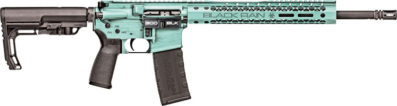 BLACK RAIN SPEC+ FUSION RIFLE – 300BLK 16″ TIFFANY BLUE 30RD