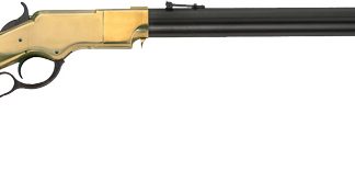 CIMARRON 1860 HENRY 45LC – 24″ BRASS FRAME BLUED WALNUT