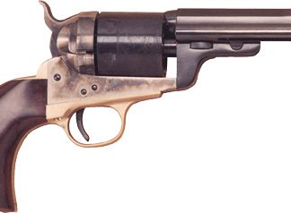 CIMARRON 1851 RICHARDS-MASON – 38SPL 4.75″ CC/BLUED WALNUT