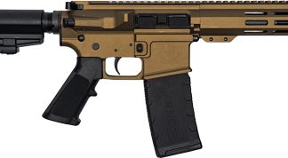 GLFA AR15 PISTOL W/BRACE 223 – WYLDE 7.5″ NITRIDE BBL BRONZE
