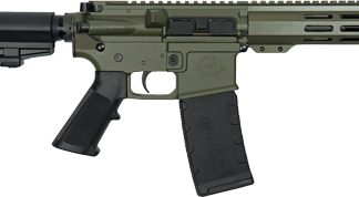 GLFA AR15 PISTOL W/BRACE 223 – WYLDE 7.5″ NITRIDE OD GREEN