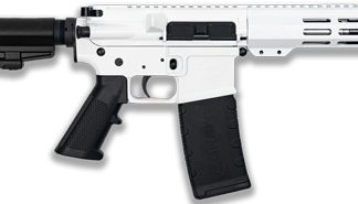 GLFA AR15 PISTOL W/BRACE 223 – WYLDE 7.5″ SS BARREL WHITE