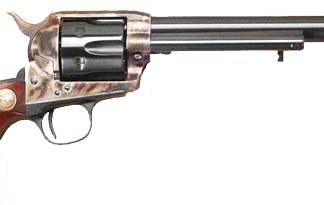 CIMARRON P-MODEL 38SP/357MAG – PW FS 7.5″ CC/BLUED WALNUT