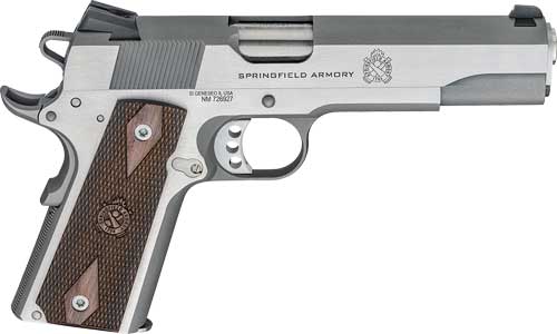 SPRINGFIELD 1911 GARRISON – 9MM 5″ 9RD STAINLESS WALNUT - Image 2