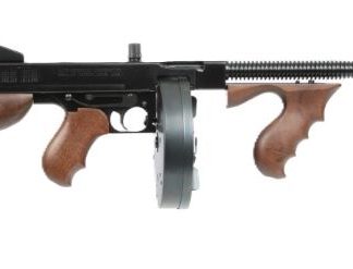THOMPSON 1927A1 45ACP CARBINE – 50RD DRUM 20RD MAG WALNUT