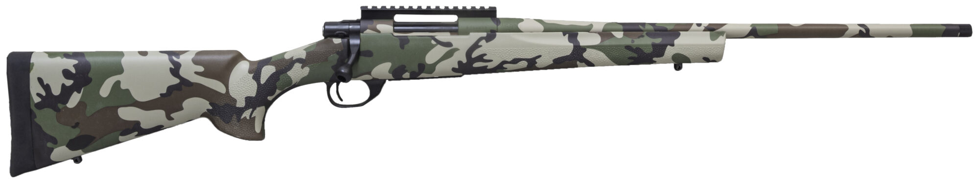 LSI HOWA M1500 243WIN 22 WOODLAND FULL RAIL