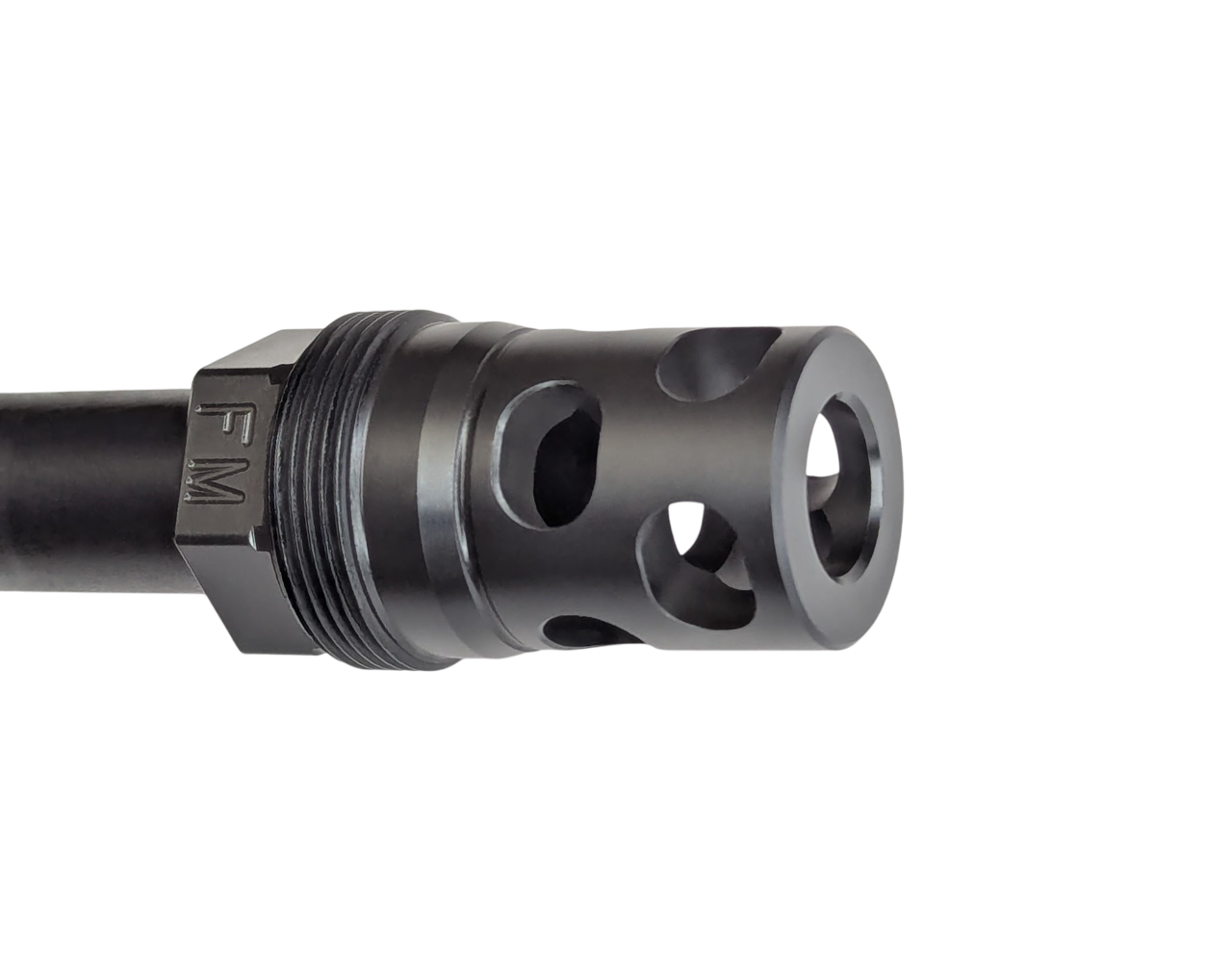 Comstock Facemount – Compact Muzzle Brake (1/2-28, 9mm bore) Plan-B Suppressor Mount - Image 3