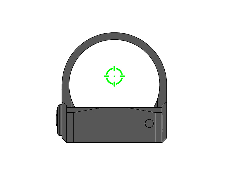 Gideon Optics Omega, Green Circle Dot - Image 2