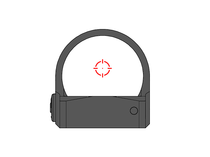 Gideon Optics Omega Red Circle Dot - Image 2