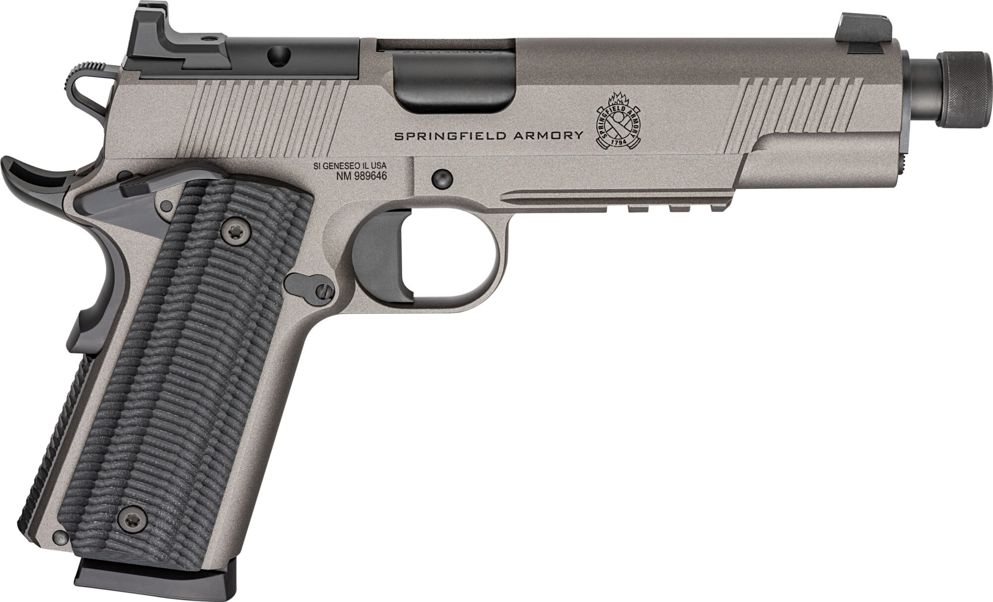 SPR 1911 OPERATOR AOS 45ACP 5.75 GRY THREADED