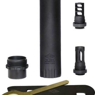 YHM TURBO T3 5.56 SUPPRESSOR – WITH MUZZLE BRAKE