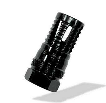 KAK M14x1.0 Right Hand (FACEMOUNT) Plan-B A7 Flash Hider – .375″ Bore