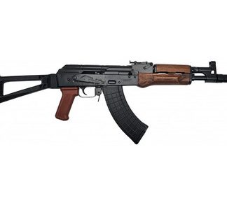 Pioneer Arms Forged Series Hellpup AK-47 Pistol, Semi-Auto, 7.62×39, Polish Laminated Wood Furniture – Forged Front Trunnion – Complete with With SB Tactical AKTF Triangle Side Folding Pistol Brace and 2 – 30 Rd Mags