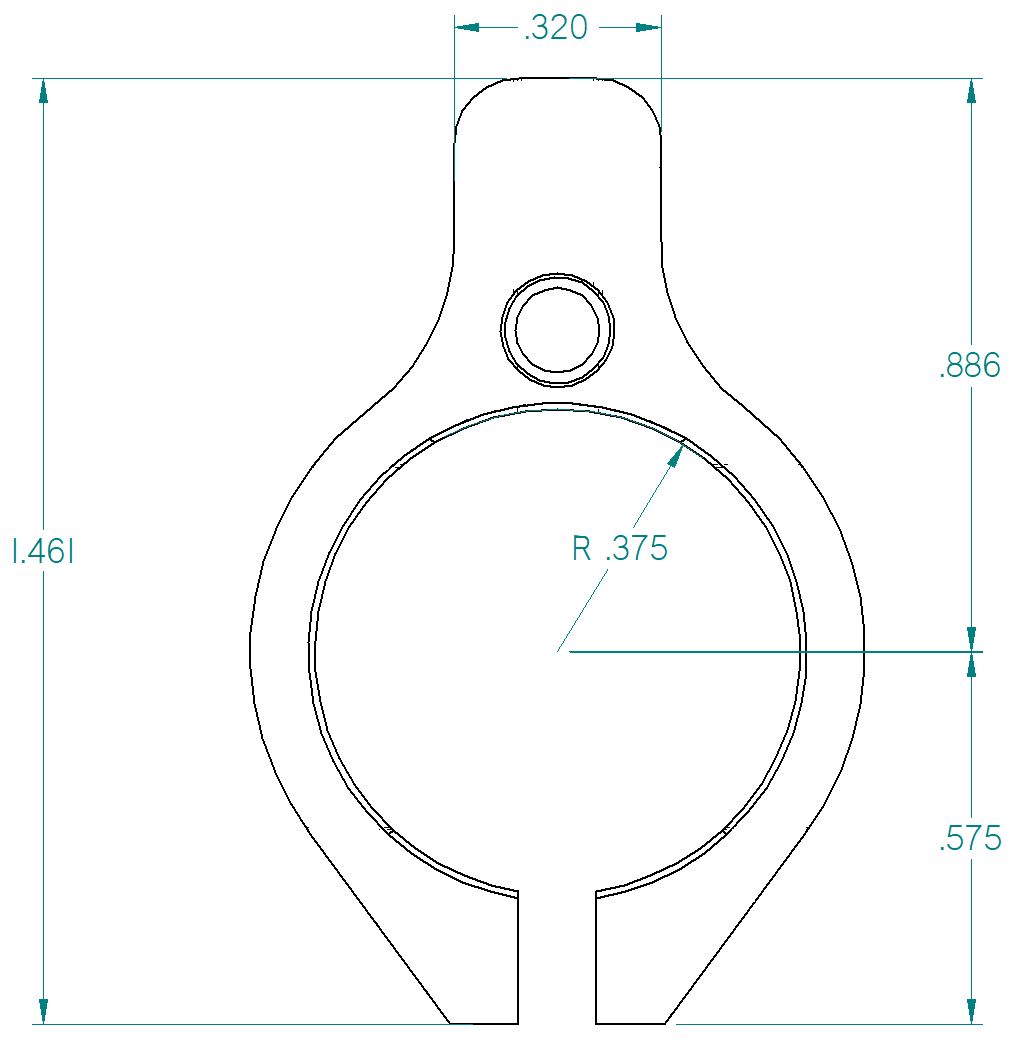Wojtek Weaponry .750 ARKTO Click Adjustable Set Screw Gas Block - Image 2