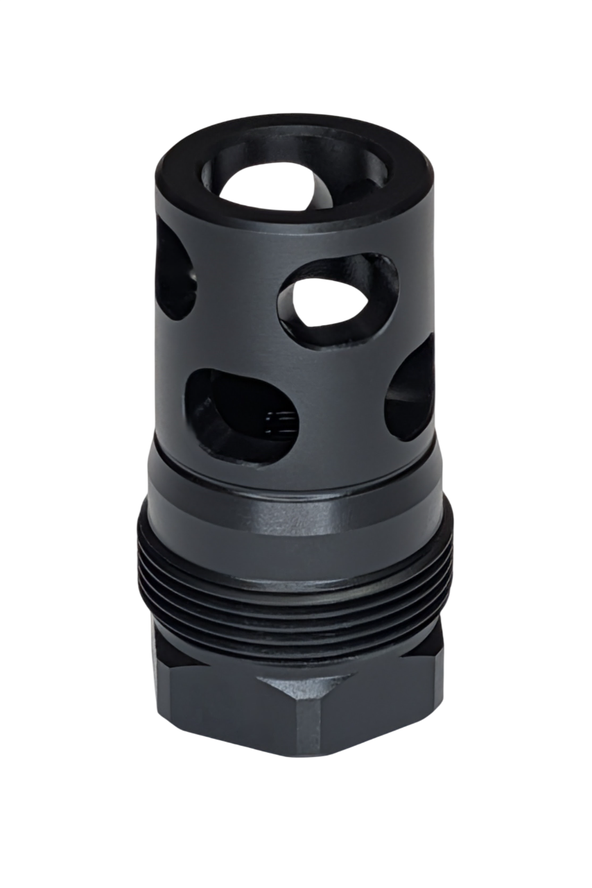 Comstock Compact Muzzle Brake (5/8-24, 45 cal) Plan-B Suppressor Mount - Image 2