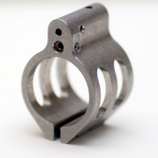 Wojtek Weaponry .936 Stainless Adjustable Low-Profile Clamp Gas Block