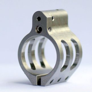 Wojtek Weaponry .875 Stainless Adjustable Low-Profile Clamp Gas Block