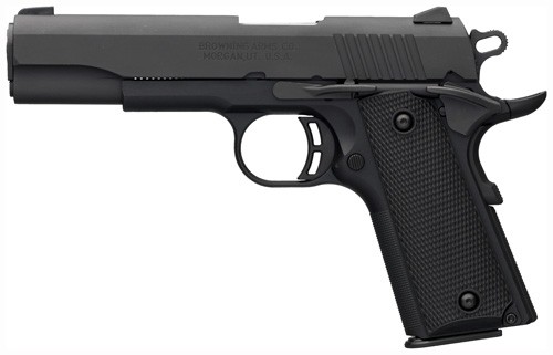 BROWNING 1911-380 BLACK LABEL – 380ACP 4.25″FS 8RD BLK/SYN - Image 2