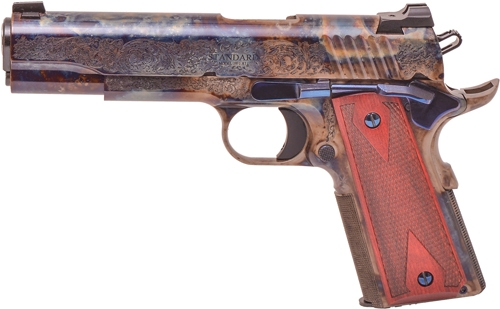 STAND MANU 1911 45 ACP CASE – COLORED #1 ENGRAVING - Image 2