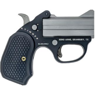 Stinger FireBall Derringer .38 Spl 2rd Capacity 3″ Matte Stainless Barrel Aluminum Frame B6 Grips