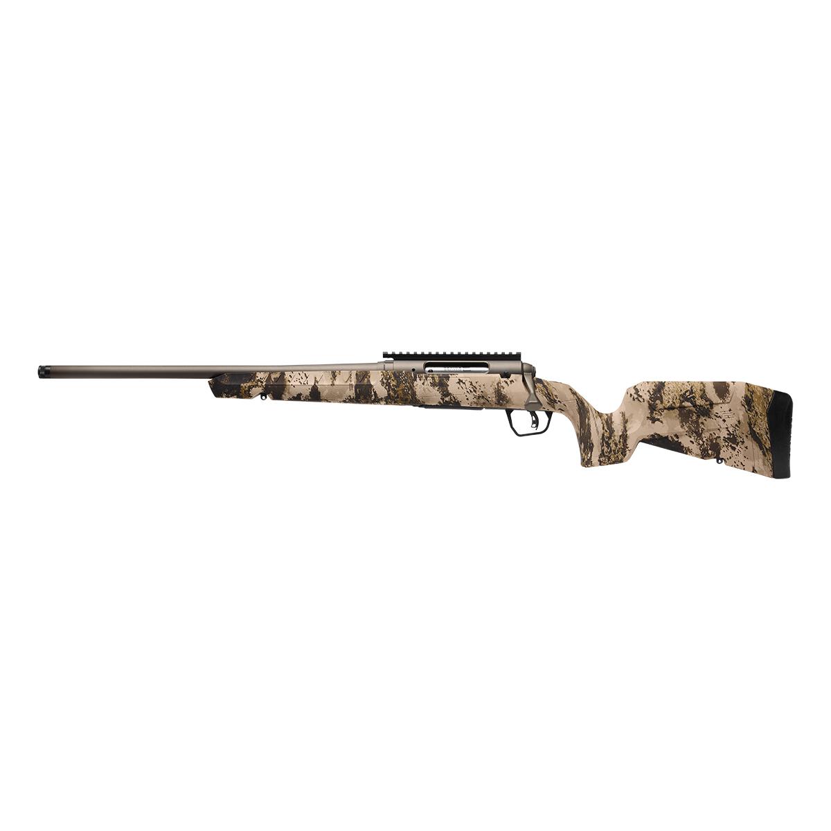 Savage Axis 2 Pro Western Camo Left Hand Rifle 6mm ARC 4rd Capacity 20″ Fluted Threaded Barrel Synthetic Stock
