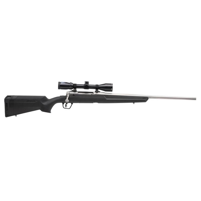 Savage Arms Axis II XP Rifle 7mm-08 Rem 4rd Magazine 22″ Stainless Barrel Black with Scope