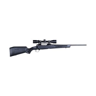 Savage 110 Apex Hunter XP Rifle 260 Rem 4rd Capacity 24″ Barrel Black Synthetic Stock 3-9x40mm Vortex Crossfire II