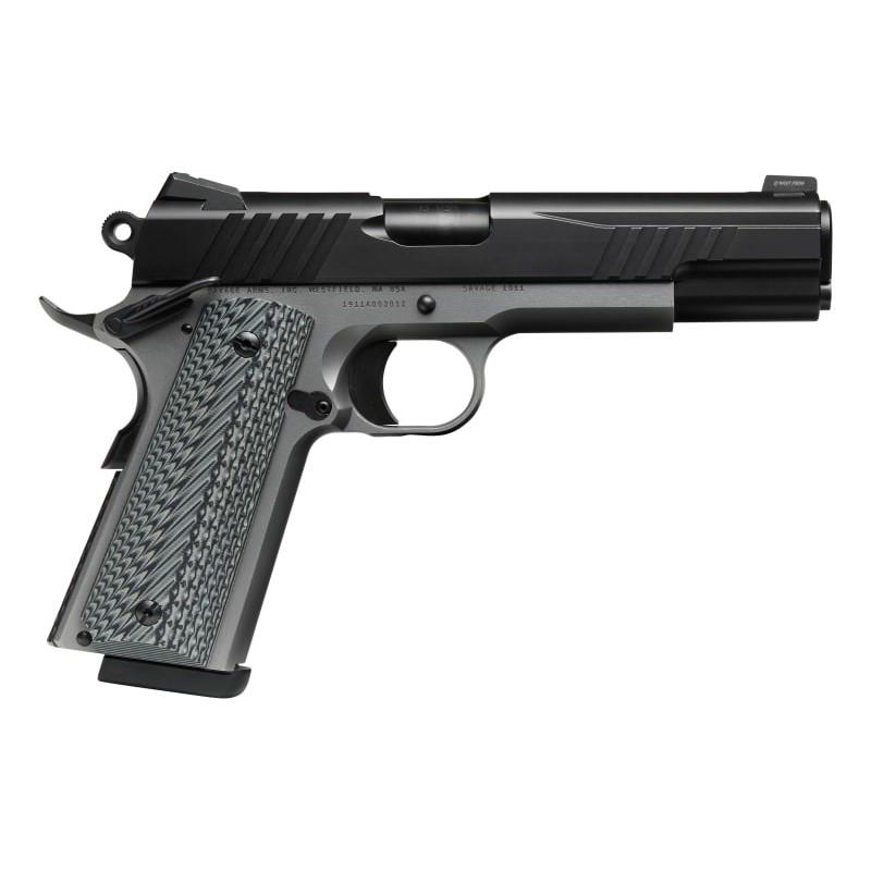 Savage 1911 Gov’t Style Handgun 9mm Luger 10rd Magazines (2) 5″ Barrel Black and Stainless