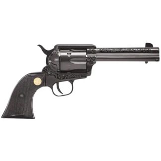 Chiappa 1873 Engraved Handgun .22 LR 6rd Capacity 4.75″ Barrel Black