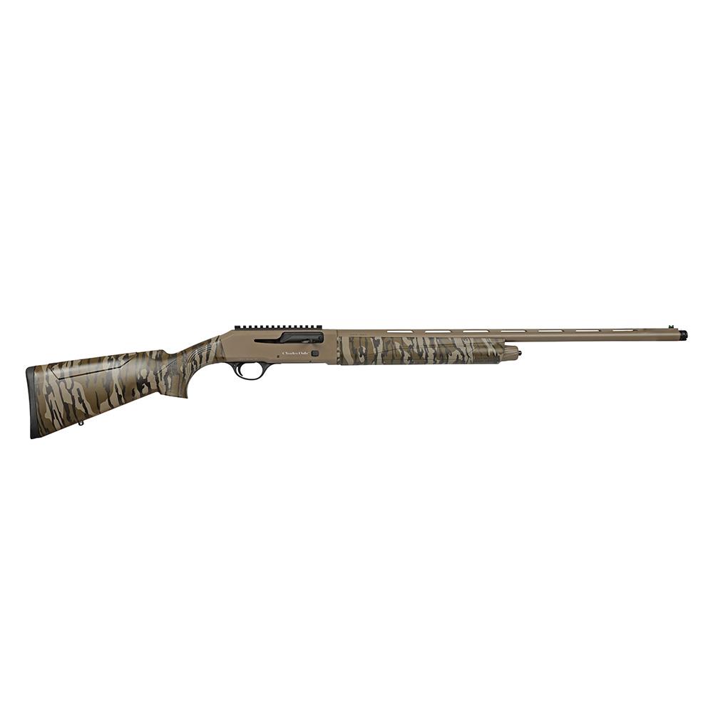 Charles Daley 601 Semi-Auto Shotgun 20ga 3″ Chamber 4rd Capacity 26″ Barrel Bottomland Camo Synthetic FDE Receiver