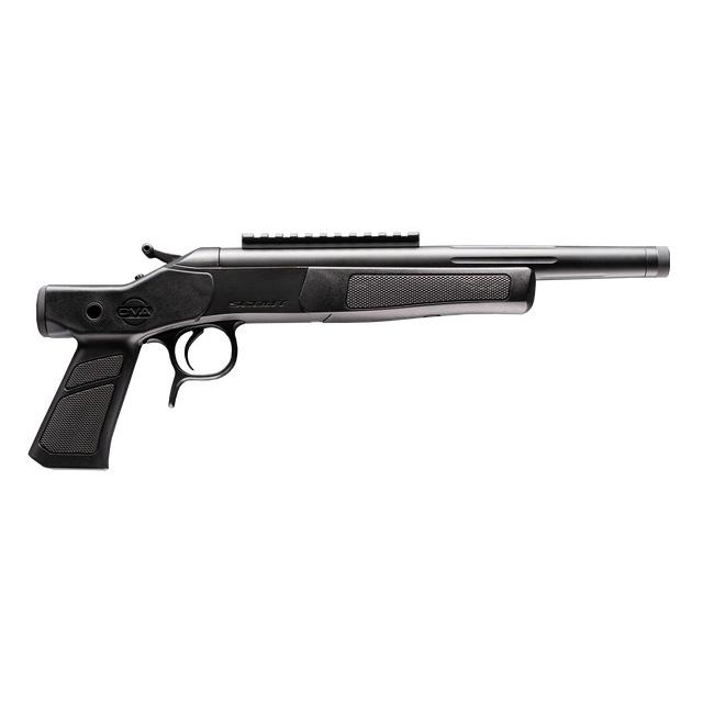 CVA Scout XP Pistol .350 Legend Single Shot 11.5″ Threaded Fluted Stainless Steel Barrel w/Graphite Black Stock