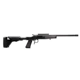 CVA Scout XP-SB Rifle .300 Blackout Single Shot 16.5″ Threaded Fluted Stainless Steel Barrel w/Graphite Black Stock