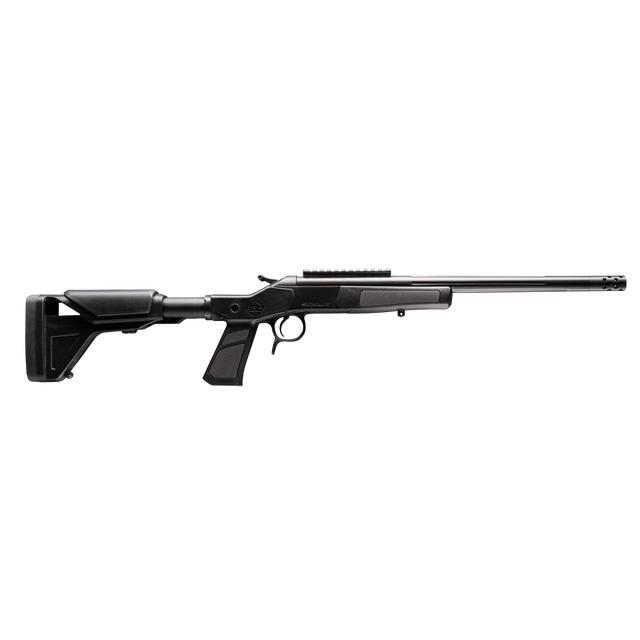 CVA Scout XP-SB Rifle .300 Blackout Single Shot 16.5″ Threaded Fluted Stainless Steel Barrel w/Graphite Black Stock