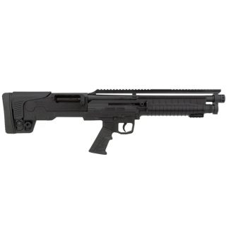 Escort BullTac Auto Shotgun 20ga 3″ Chamber 5rd Magazine 18” Barrel Full Length Pic Rail & Pop Up Sights Black