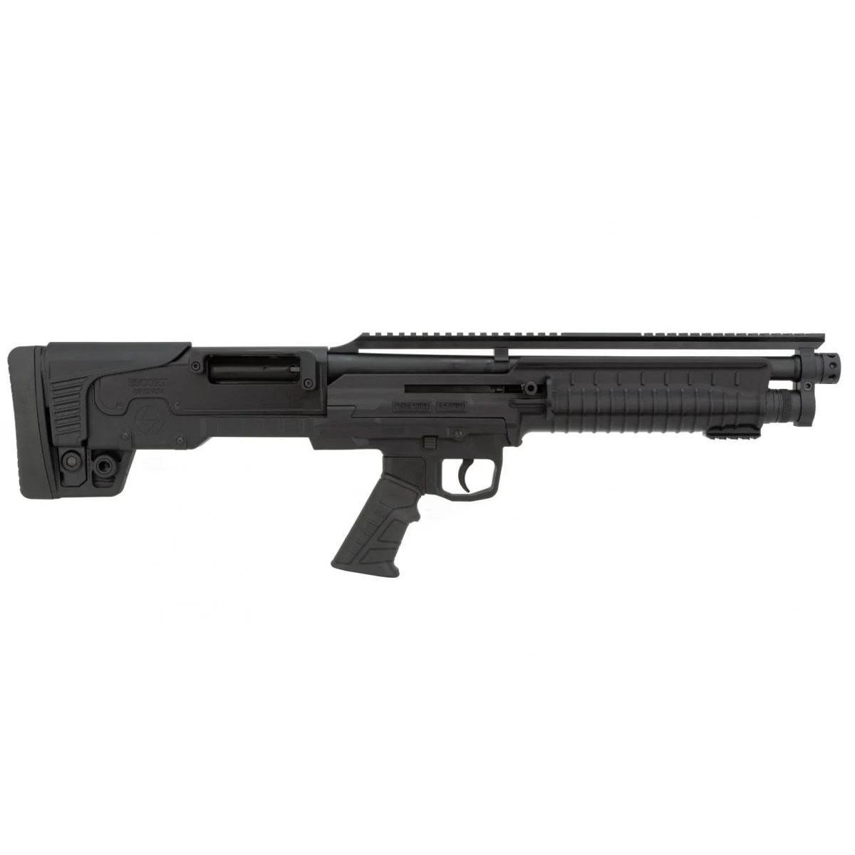 Escort BullTac Auto Shotgun 20ga 3″ Chamber 5rd Magazine 18” Barrel Full Length Pic Rail & Pop Up Sights Black
