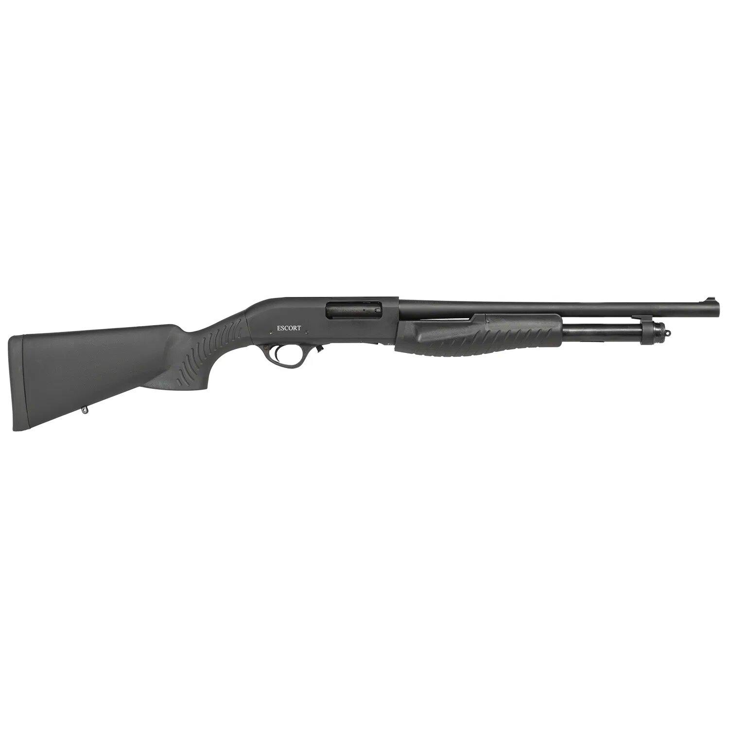 Escort Slugger Pump Shotgun 12ga 3″ Chamber 5rd Capacity 18″ Barrel Black Synthetic Stock