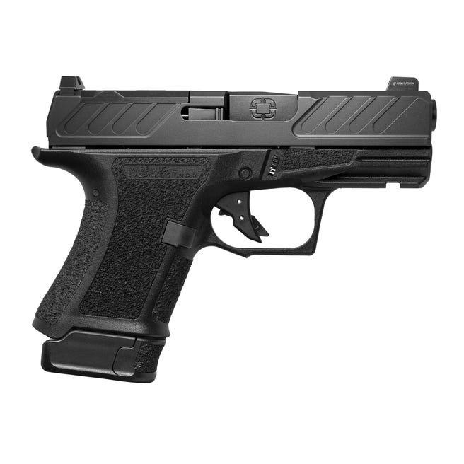 Shadow Systems CR920 Foundation Handgun 9mm Luger 10rd (1) & 13rd (2) Magazines 3.41″ Barrel Black with Front White Dot