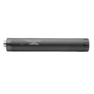 AAC Illusion 9 Direct Thread Suppressor No Piston – 9mm Luger Stainless Steel/Aluminum Black