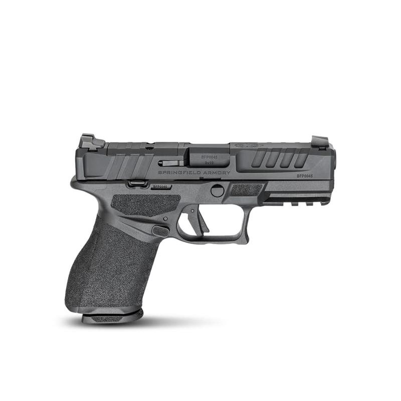 Springfield Echelon 4.0C White-Dot Handgun 9mm Luger 15(1)&18(1) Magazines 4″ Barrel Black Frame