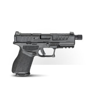 Springfield Armory Echelon 4.0C Handgun 9mm Luger 15rd (1) & 18rd (1) Magazines 4.7″ .5×28 Threaded Barrel Black 3-Dot Tritium