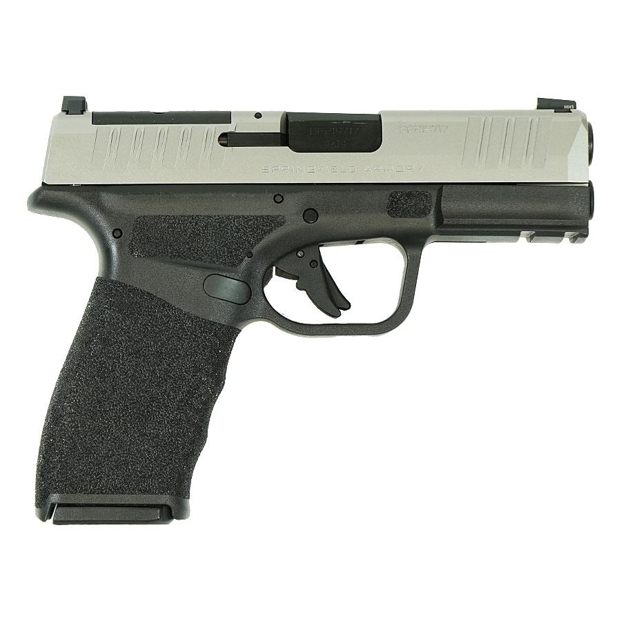 Springfield Hellcat Pro OSP Low Capacity Handgun 9mm Luger 10rd Magazines(2) 3′.7′ Barrel Stainless Slide/Black Frame
