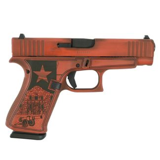 Glock 48 Custom “Texas Orange” Handgun 9mm Luger 10rd Magazines (2) 4.17″ Barrel Austria