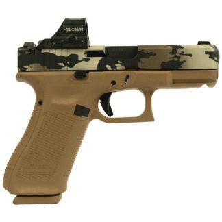 Glock V-Series Model 19x OR Camo Handgun 9mm Luger 17rd Magazines (3) 4.02″ Ported Barrel Holosun 407C X2