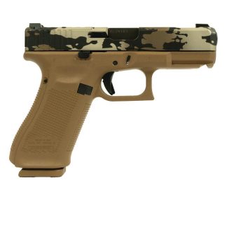 Glock V-Series Model 19x OR Camo Handgun 9mm Luger 17rd Magazines (3) 4.02″ Ported Barrel Glock Night Sights