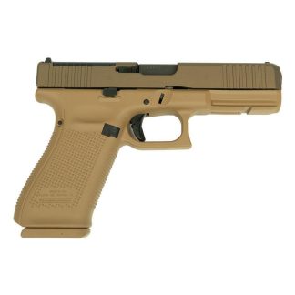 Glock V-Series Model 20 Handgun 10mm Auto 15rd Magazines (3) 4.61″ Ported Barrel FDE Cerakote Austria