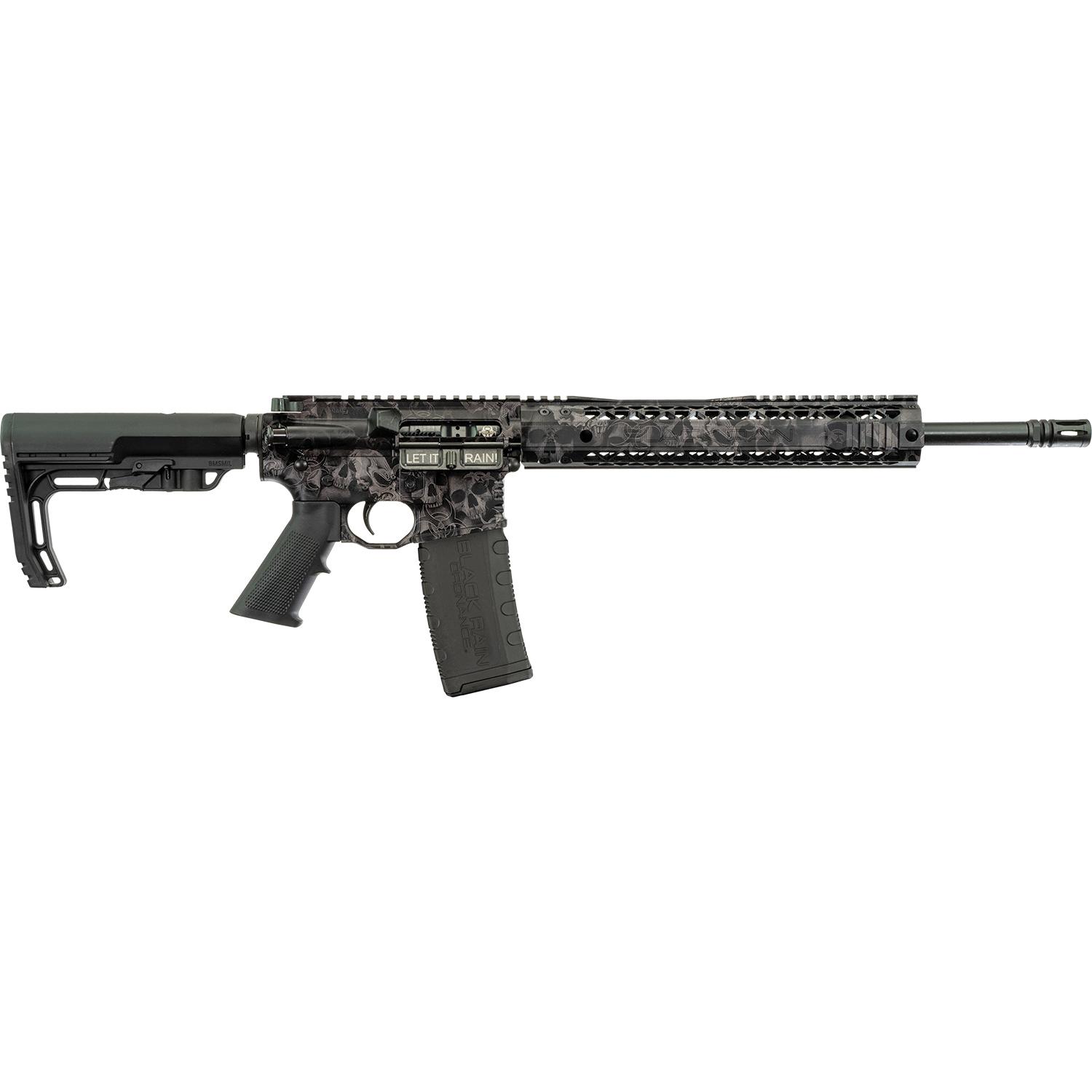 Black Rain Ordnance Spec+ Black Skulls Crypt Rifle 5.56mm 30rd Magazine 16″ Barrel