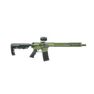 Black Rain Ordnance BRO Spec 15 w/Zerotech Trace Red Dot Rifle 5.56mm 30rd Magazine(1) 16″ Barrel Bullfrog Finish