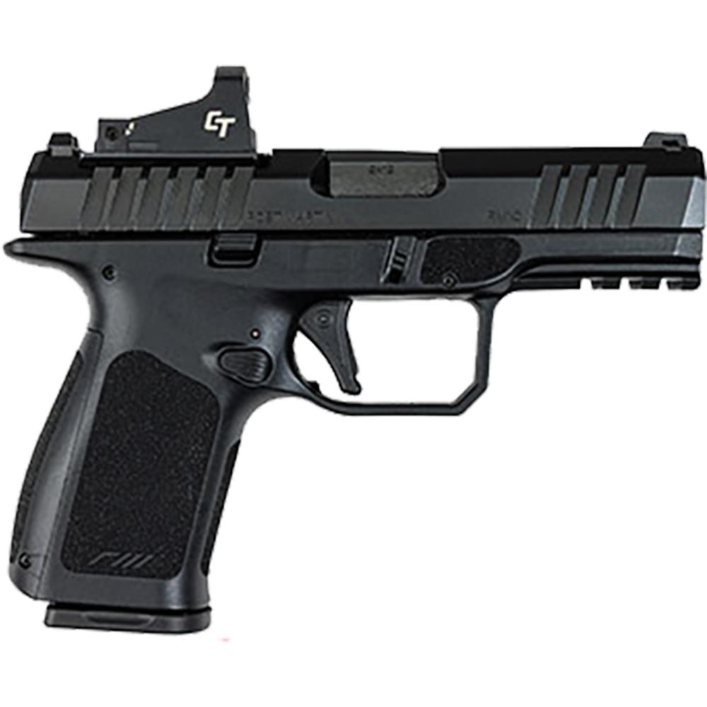 Rost Martin RM1C Handgun 9mm Luger 15rd (1) & 17rd (1) Magazines 4″ Barrel Black Optic Ready w/ CTS-1500 Red Dot